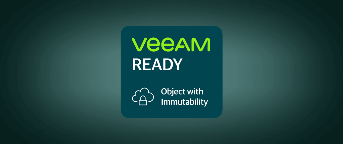 MinIO earns Immutability badge from the Veeam Ready Program